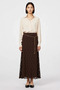 Women's Plus Size Maxi Lace Skirt A-Line Belted Regular Waist Lined Knitted Comfortable Elegant Casual Modern - 4