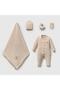 Luxury Newborn Baby Knit Set 0-3 Months |   Premium Knitwear Jumpsuit Hat Gloves Booties Set with Blanket - 2