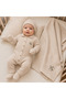 Luxury Newborn Baby Knit Set 0-3 Months |   Premium Knitwear Jumpsuit Hat Gloves Booties Set with Blanket
