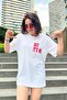 Oversize Hey It's Me Printed Black Tshirt