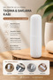2-Piece Travel Set Toothbrush Protection Case and Refillable Pocket Perfume Bottle Portable Hygienic Set - 2
