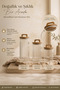 Set of 3 Vacuum Borosilicate Glass Jars with Acacia Lids (1.4Lt, 1.05Lt, 0.75Lt) - 2