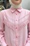 Tassel Detailed Shirt 2109 - Pink - 3
