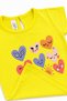 Baby Girl Emoji Printed Casual Short Sleeve Summer T-Shirt - 3