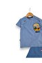 Boys' Summer Skateboard Printed Short Sleeve 2-Piece Set with Shorts for Ages 2-3-4-5-6 - 4