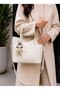 Women's Original Imported Product, Hand and Shoulder Bag with Cute Accessories and Pearls - 2