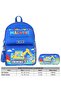 Kids Mechanic Blue - Yellow Boys' Primary School Backpack and Pencil Case Set - Setkk-L5369C - 3