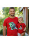 Father Child Oversize T-Shirt Green Monster Printed (Sold Individually)