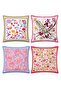 Pink Life Tones Patterned 4-Piece Throw Pillow Cover Set - 3