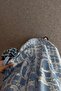 Halter Neck Backless Maxi Length Woven Blue Dress - 5