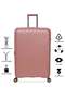 3 Piece Hardside Luggage Set with TSA Lock | Lightweight Spinner Suitcases – PINK - 5