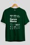 Dance Mama Oversize Front Printed Green T-Shirt 100% Cotton Streetwear Premium Comfortable Fit