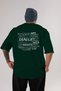 Deadlift Oversize Back Printed Green T-Shirt 100% Cotton Streetwear Premium Comfortable Fit - 2