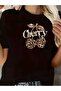 Women's Leopard Cherry Print Design Tshirt