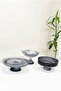 Luxury 26X15Cm/26X10Cm/ 26X16Cm Dessert Fruit Plate Set with Raised Base Modern Elegant Design for Display and Dining Tables - 2
