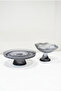 Luxury 26X15Cm/26X10Cm/ 26X16Cm Dessert Fruit Plate Set with Raised Base Modern Elegant Design for Display and Dining Tables - 7