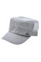Summer New Gray Castro Cap with Adjustable Buckle on the Back and Ventilation Mesh Detail Hunter Model Hat