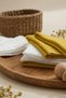 10-Pack Single Layer Checkered Baby Mouth Wipes 100% Cotton Muslin 24 X 24 cm Newborn Cotton Mother Baby Products 5 Pieces White 5 Pieces Mustard - 6