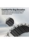 Luxury Hybrid Stainless Steel & FKM Rubber Band with Magnetic Buckle for Apple Watch Ultra/Series 11-6 - 5