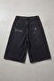 Black Gothic Spider Wodak Y2K Unisex Baggy Shorts - 2