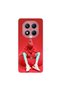 Redmi Note 14 Pro Compatible No Face 7 Design Transparent Case