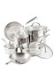 Faberware Millennium 10 Piece Stainless Steel Cookware Set | Cookware Pots and Pans Set with Lids | Induction Compatible