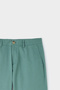 Slim Fit Khaki Gabardine Cotton Shorts - 6