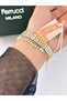 Steel Strap Minimal Case 2 Year Warranty 3 Atm Waterproof Women's Wristwatch + Bracelet Gift - 8