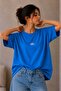 Women's Printed Oversize T-Shirt 100% Cotton |   Comfortable Fit Short Sleeve Shirt
