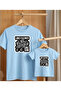 Father's Day Concept - Father-Child Combination T-Shirt Oversize 100% Cotton T-Shirt (Must Be Ordered in Pairs for Combination)