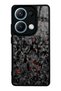 Xiaomi Redmi Note 13 Pro 4g Glossy Phone Case with Embers Design