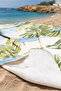 Tropical Palm Beach Towel - Bohemian Mediterranean Blue Green Pool Sea Bath Quick Drying Towel Coverlet - 3