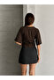 Women's Ruched Sleeved Bluz - 3