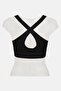 Women Brand Logo Padded Bralette, Black - 3