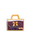 Flared Scarf (96X96 cm) + Prayer Beads Gift Set (Purple)