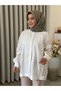 Stone Embroidered Poplin Shirt White - 2
