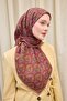 Monare Scarf Bud Pomegranate Flower 90X90 - 4