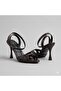 (White) Women's Heeled Sandals Brown - 3