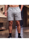 2-Piece Shorts Men's (Black-Grey) Basic Summer Shorts Set - Comfortable Fit Above the Knee 2-Piece Economic Package - 5