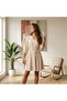 Knitted Belted Tencel Dress - 3