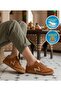 2609902Y-Tan Suede Genuine Suede Leather Premium Sneaker Shoes - 4