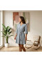 Knitted Belted Tencel Dress - 2