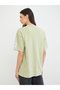 Green Cotton Acid Wash T-Shirt - 5