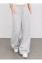 Women's Black and Gray Oversize High Waist Casual Comfort Sweatpants