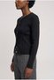 Women's Slim Fit Cotton Lycra Fabric Buttoned Ribbed Blouse - 4