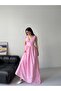 Scalloped Embroidery Strap Lace Long Dress - 7