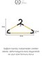 # Hanger 3-Piece Bamboo Wood Clothes Hanger Adult Natural Wood Non-Slip Durable Clothing Hanger Shirt Coat Pants Dress Closet Organizer Hanger Set - 2