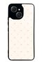 Tecno Spark 40C Cream Pink Coquette Pattern Designed Glossy Phone Case