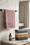 6-Piece Hand and Face Towel Set Partial Velvet Velvet Collection - 5