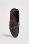 Levinson Model Genuine Floater Leather Rubber Sole Loafer Shoes - 4